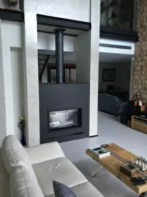 Каминная топка Rocal G425 с гильотиной Каминная топка Rocal G425 с гильотиной