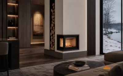 Каминная топка Rocal ARc 76 LI plus 180