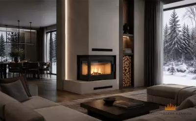 Каминная топка Rocal ARc 76 LI plus 180