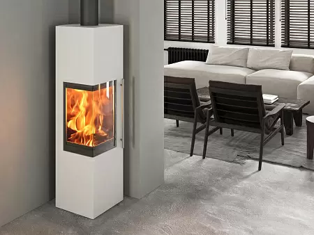 Печь-камин Ember Стеван 700 XL white